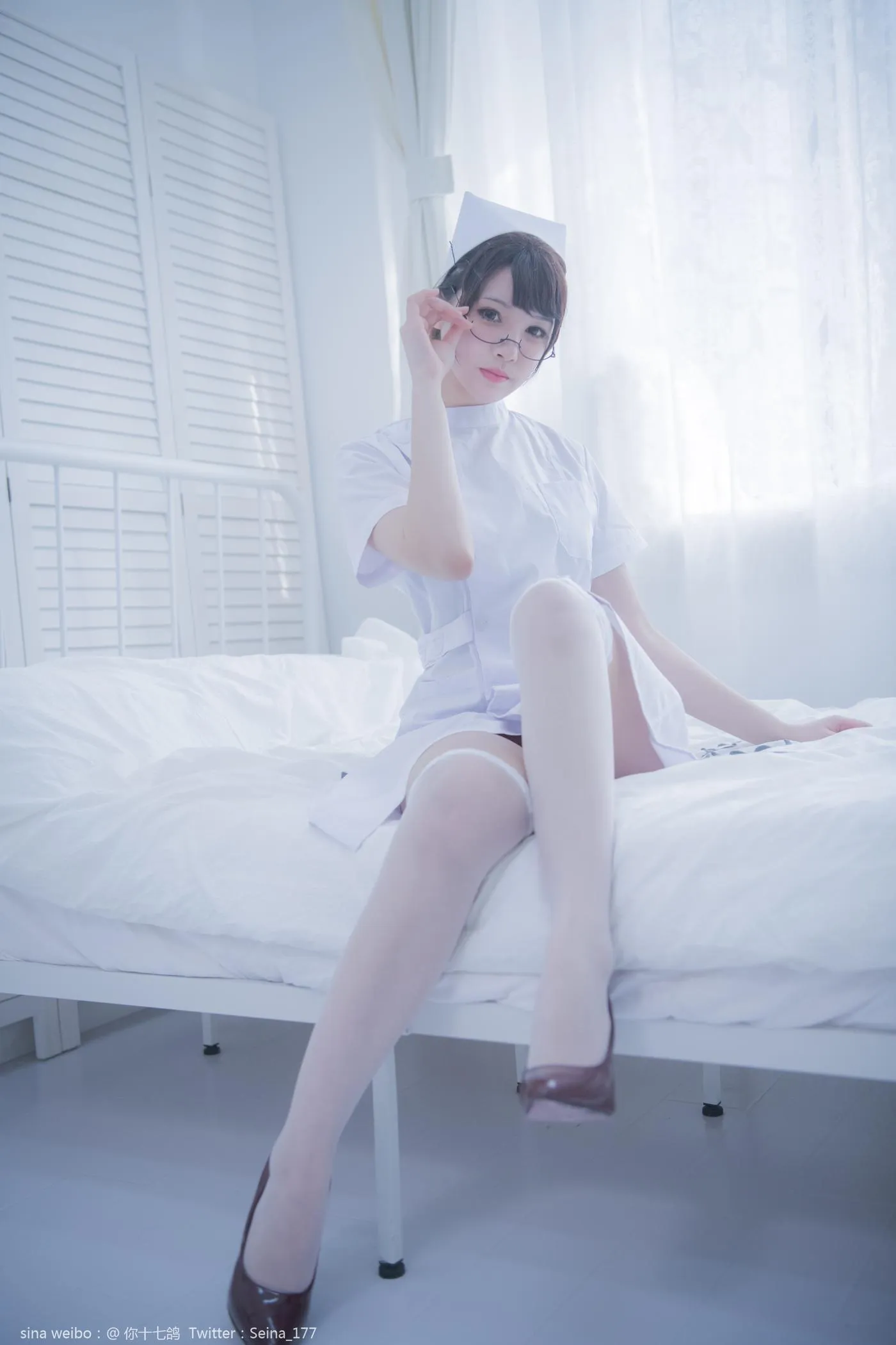 你十七鸽 – NO.03 白色护士-白色护士成片 [51P]插图9